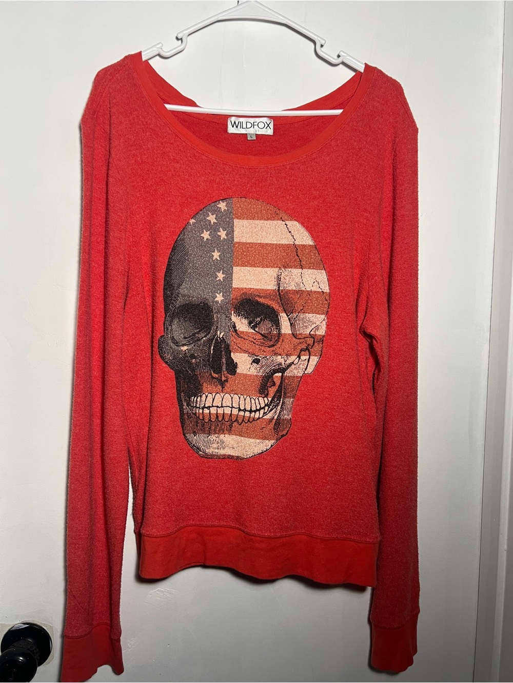 Wildfox USA Skull Sweatshirt